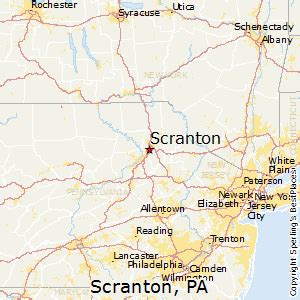 where is scranton pa on the map|map of scranton pa and surrounding area.